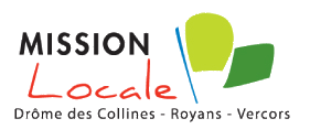 Logo de la Mission locale Drôme des collines - Royans - Vercors