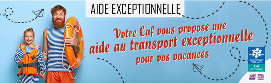 Aide au transport exceptionnelle pour vos vacances