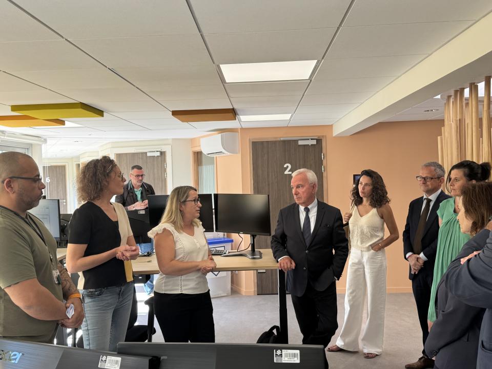 15 mai 2025 : inauguration du nouvel accueil de la Caf à Antibes