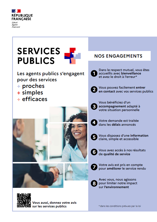 Découvrez les nouveaux engagements du service public