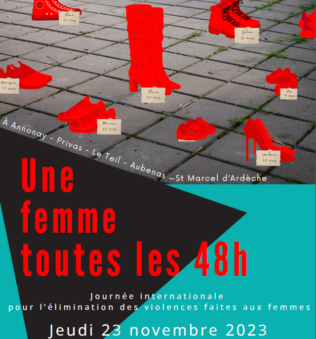 Journée de sensibilisation contre les violences faites aux femmes le 23/11/2023