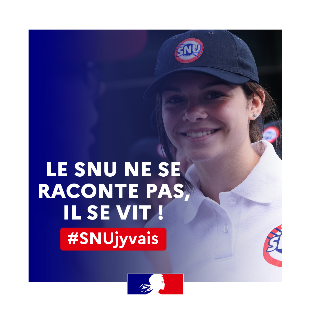jeune adolescente qui s'engage pour le SNU