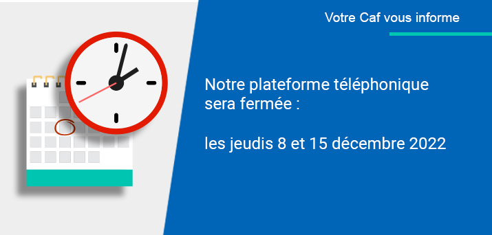 Fermeture exceptionnelle de notre service téléphonique (3230)