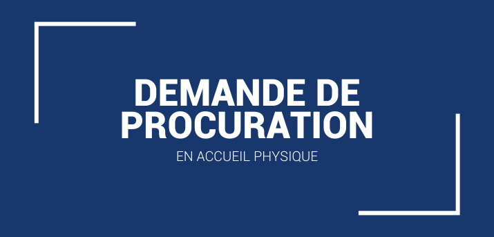 demande de procuration