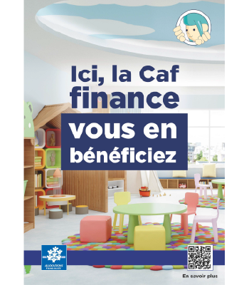 Affiche sur la caf finance cette structure
