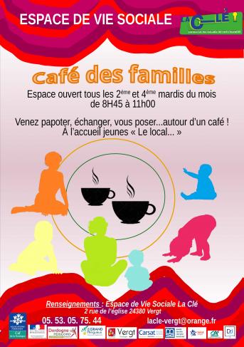 L'Espace de Vie Sociale La Clé met en place le "Café des Familles"