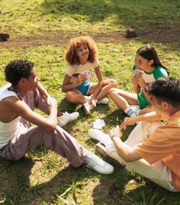 Illustration groupe de jeunes