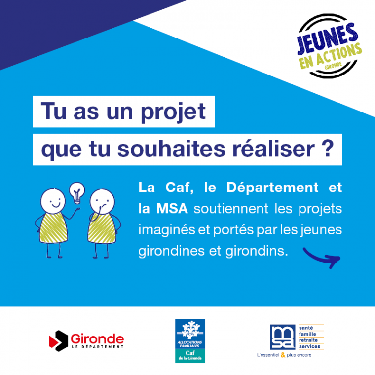 Jeunes en actions t'aide à concrétiser tes projets !