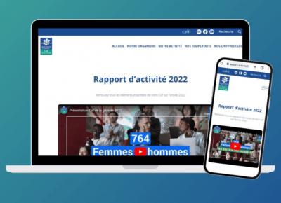 "rapport d'activité 2022 Caf de la Gironde"