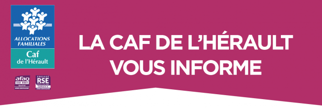 La Caf de l'Hérault vous informe