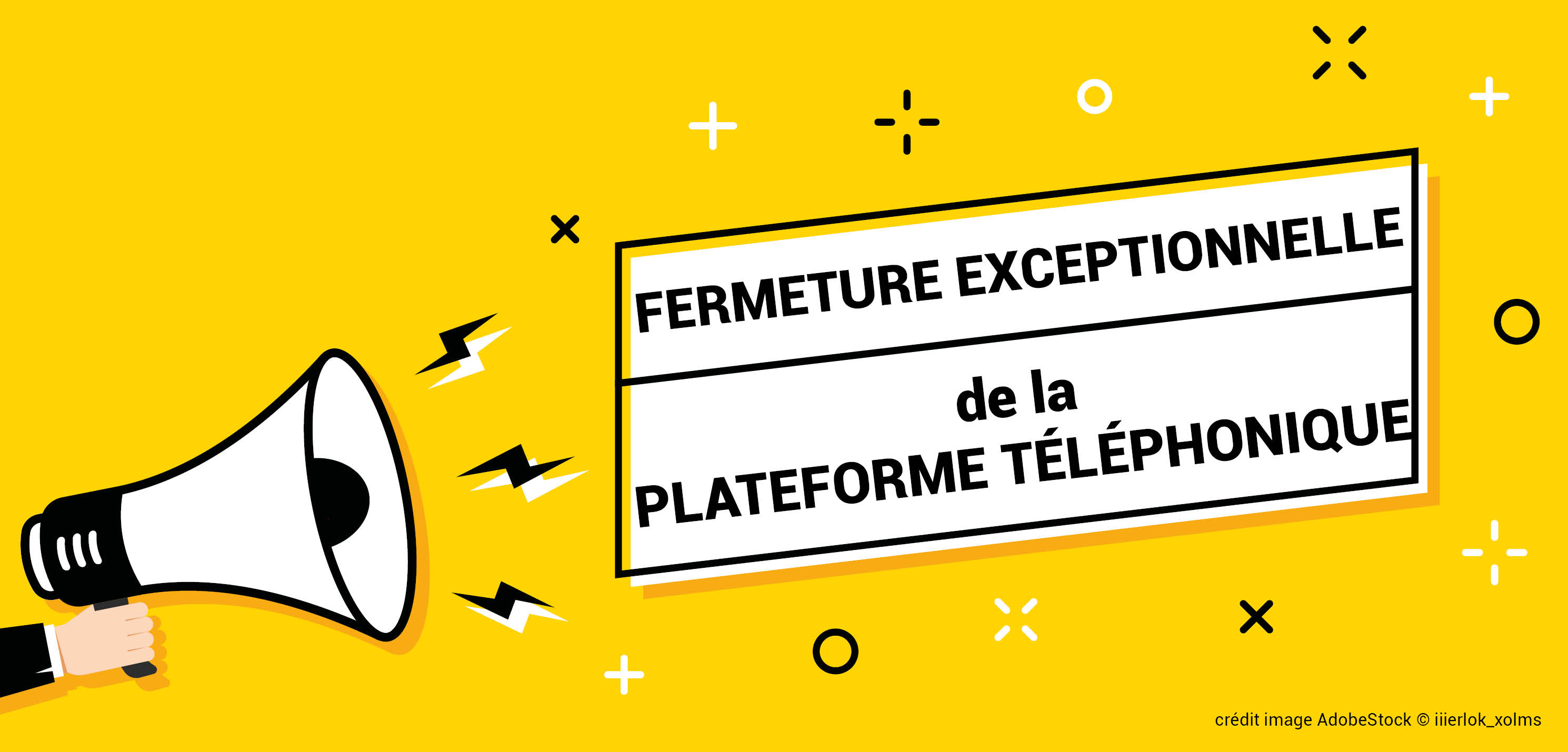 Fermeture exceptionnelle
