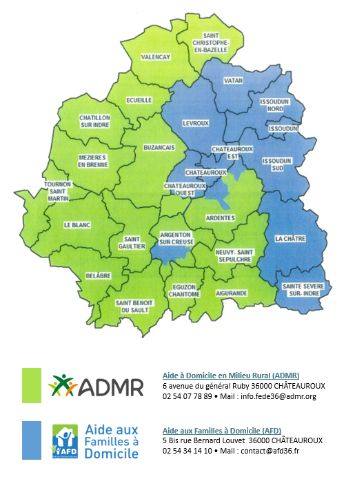 Associations conventionnées par la Caf de l'Indre