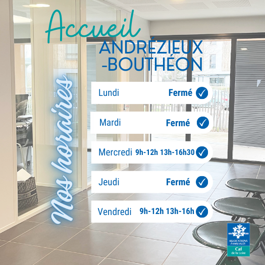 accueil ouvert le mercredi et le vendredi