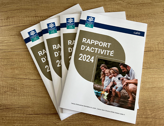 Pile de rapports d'activité 2024