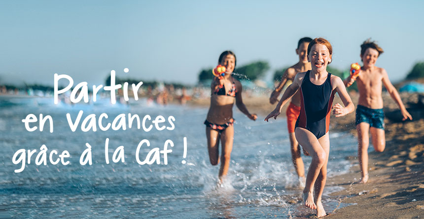 Partir en vacances avec l'aide de la Caf