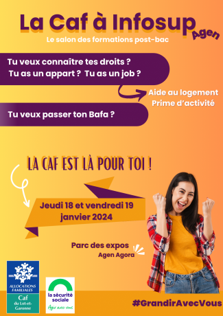 La Caf sera à Infosup !