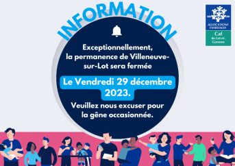 Fermeture permanence de Villeneuve-sur-Lot