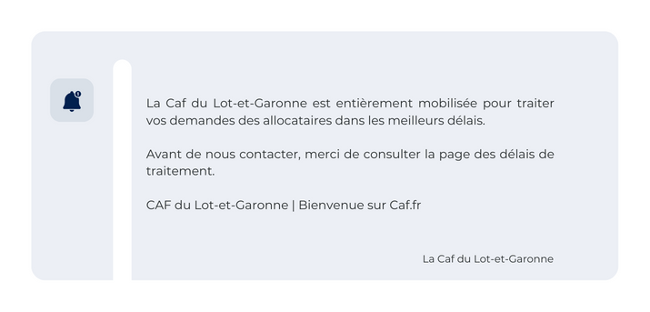 Nos délais de traitement 