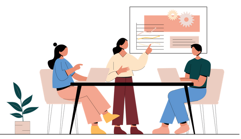 Groupe de travail 3 personnes