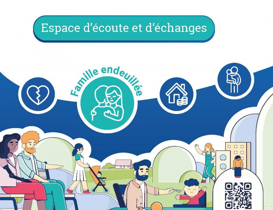 visuel qui met en avant l'offre famille endeuillée