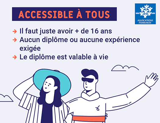 infographie sur le conditions d'accès à la formation Bafa