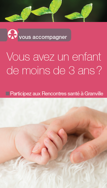 Vous avez un enfant de moins de 3 ans ? Participez aux rencontres santé à Granville.