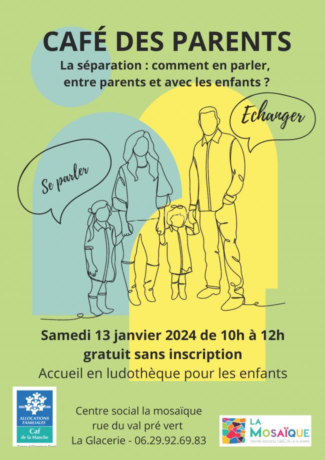 CAFÉ DES PARENTS-Samedi 13 janvier -La Glacerie
