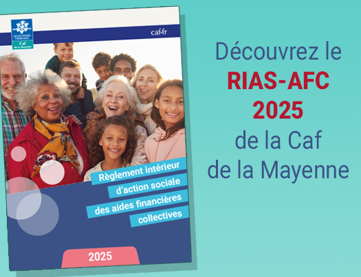 Couverture du Rias-AFC 2025 de la Caf de la Mayenne