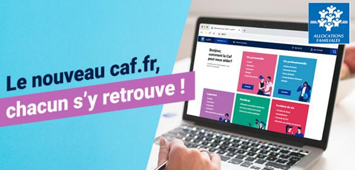 Le nouveau caf.fr, chacun s'y retrouve - visuel ordinateur