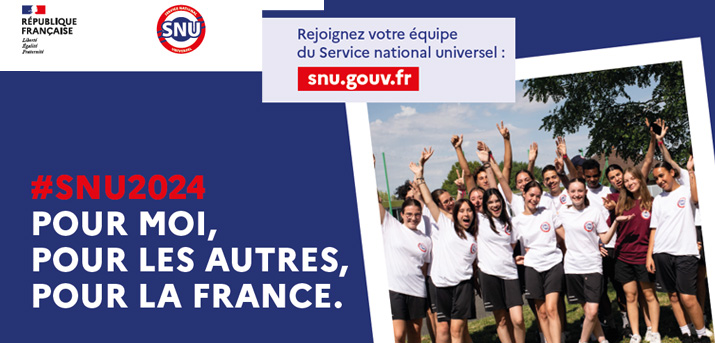 Groupe adolescents au SNU