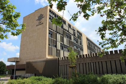 caf de la moselle vue du boulevard du pontiffroy