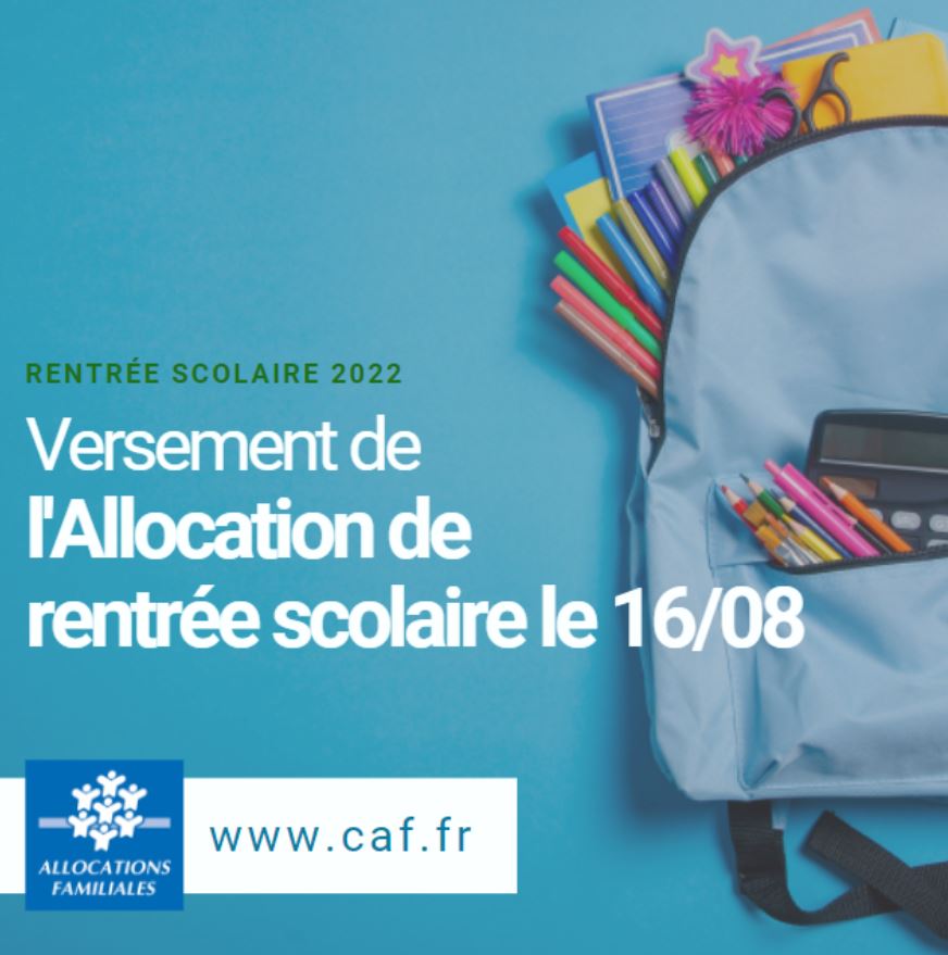 Allocation de rentrée scolaire 2022