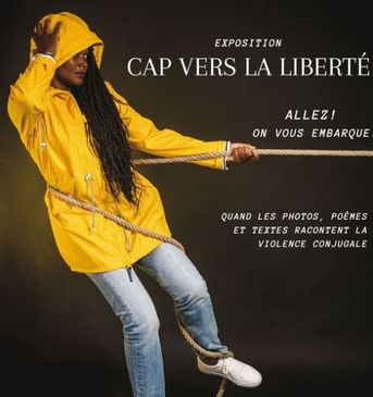 Femme dans la tempête