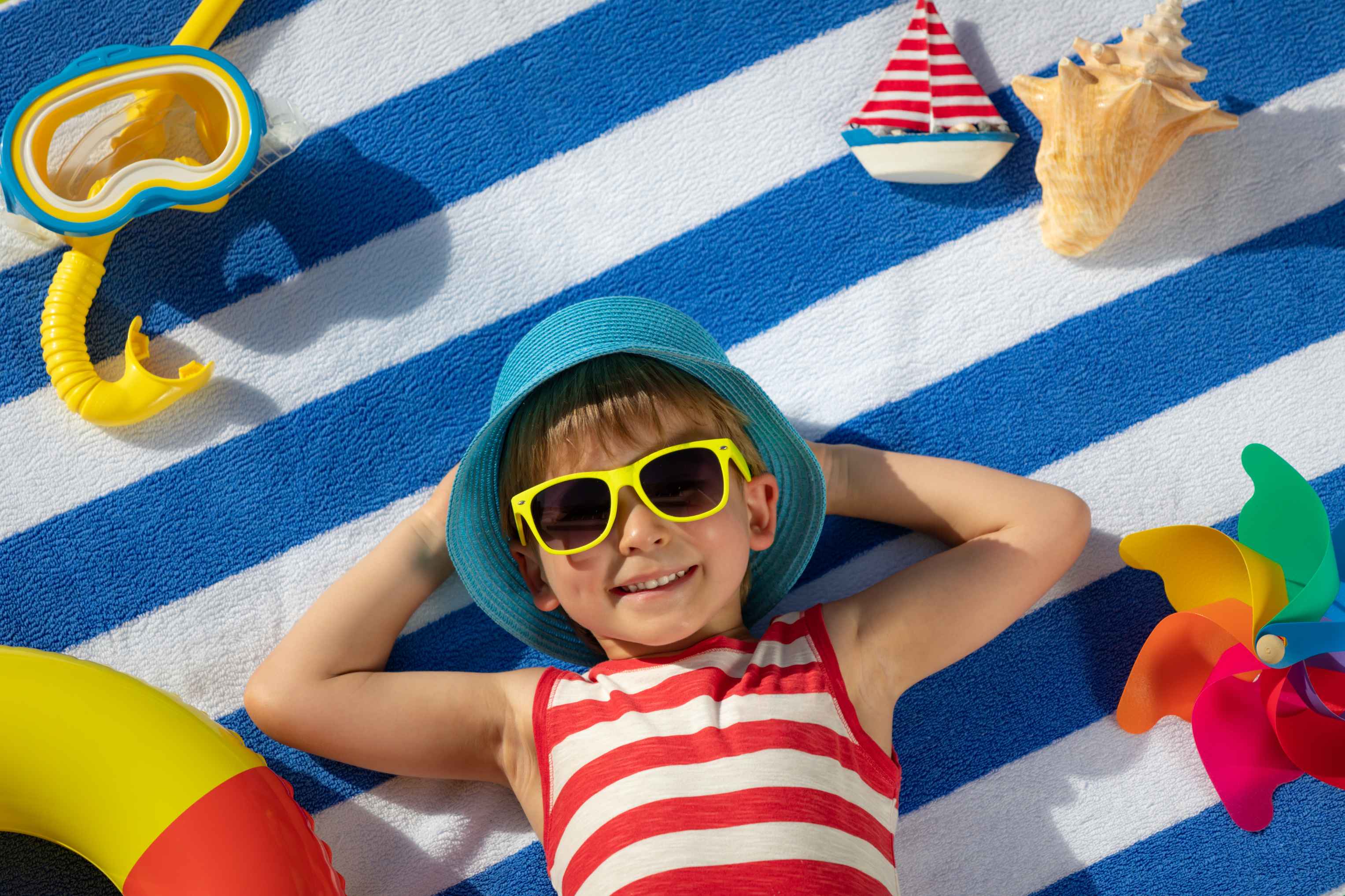 Enfant en vacances