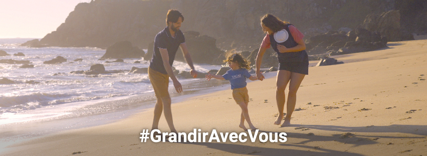 famille sur la plage