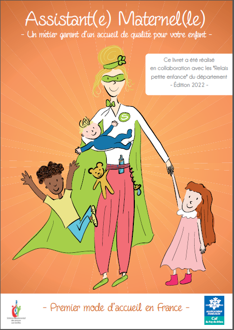 illustration femme et enfants