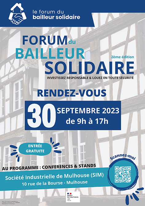 Affiche de l'événement forum bailleur solidaire
