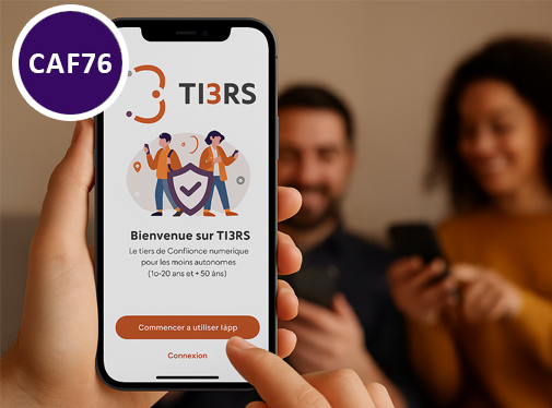 application sur le téléphone