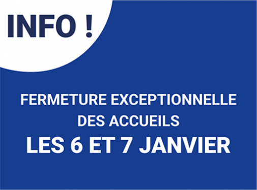 Fermeture exceptionnelle