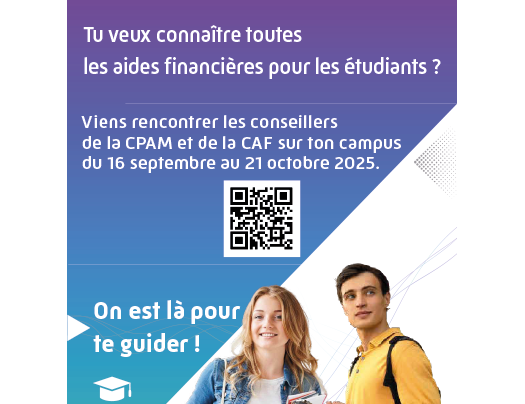 Etudiants : les conseillers Caf à votre rencontre sur les campus varois !