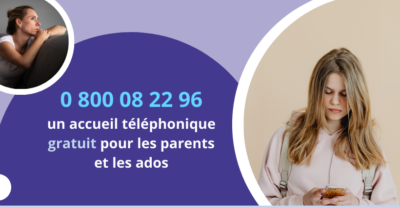 Visuel ligne d'écoute parents-ados