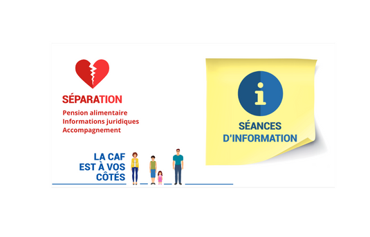 Visuel séance d'information Parents et la séparation