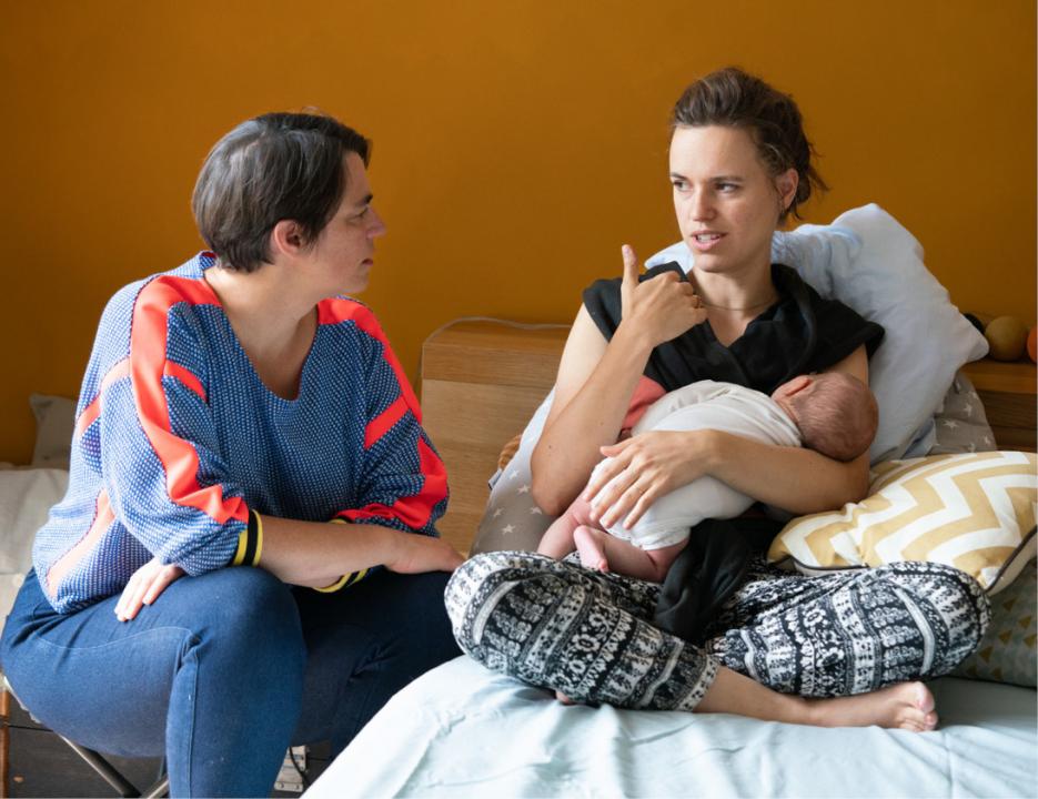 Jeune mère et son enfant
