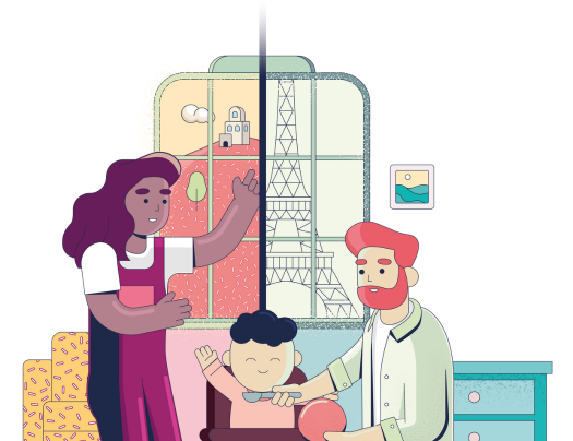 Parents après la séparation