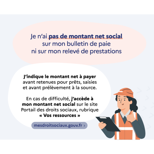 montant net social