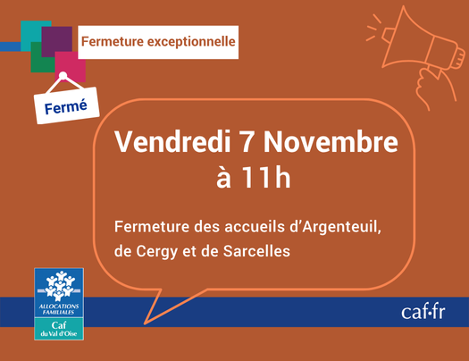 Fermeture exceptionnelles des accueils