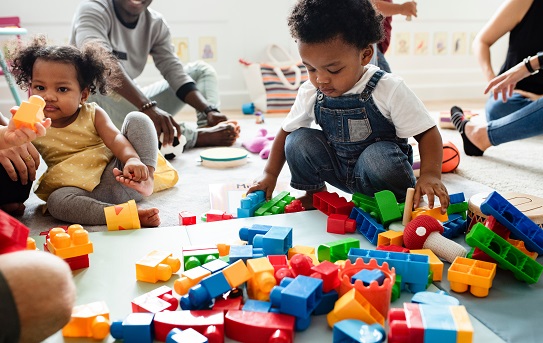 Enfants en crèche
