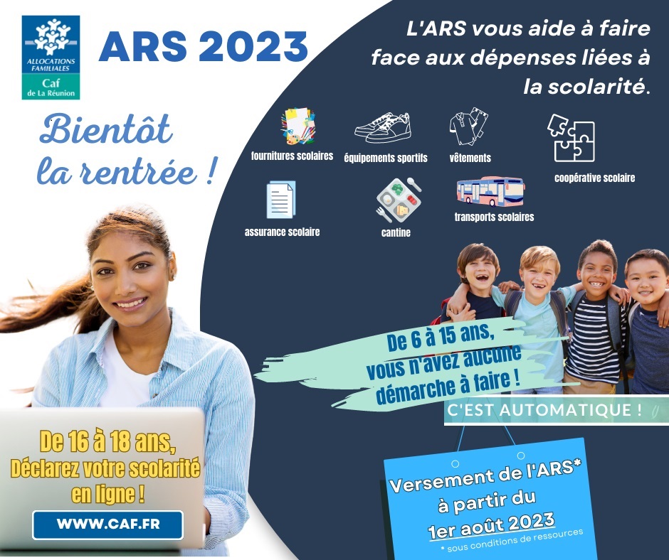 Allocation de Rentrée Scolaire (ARS)