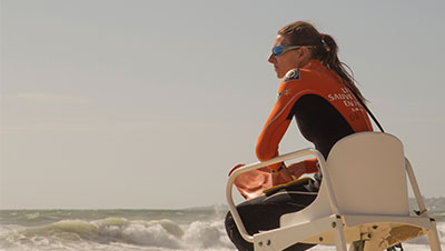 Marion, sauveteuse en mer.