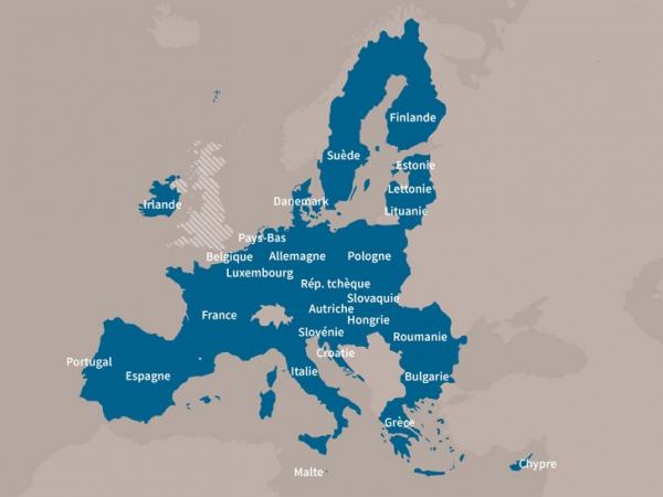 Carte cliquable par pays